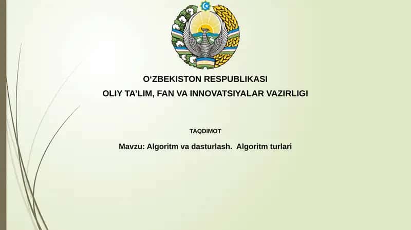 Algoritmlar