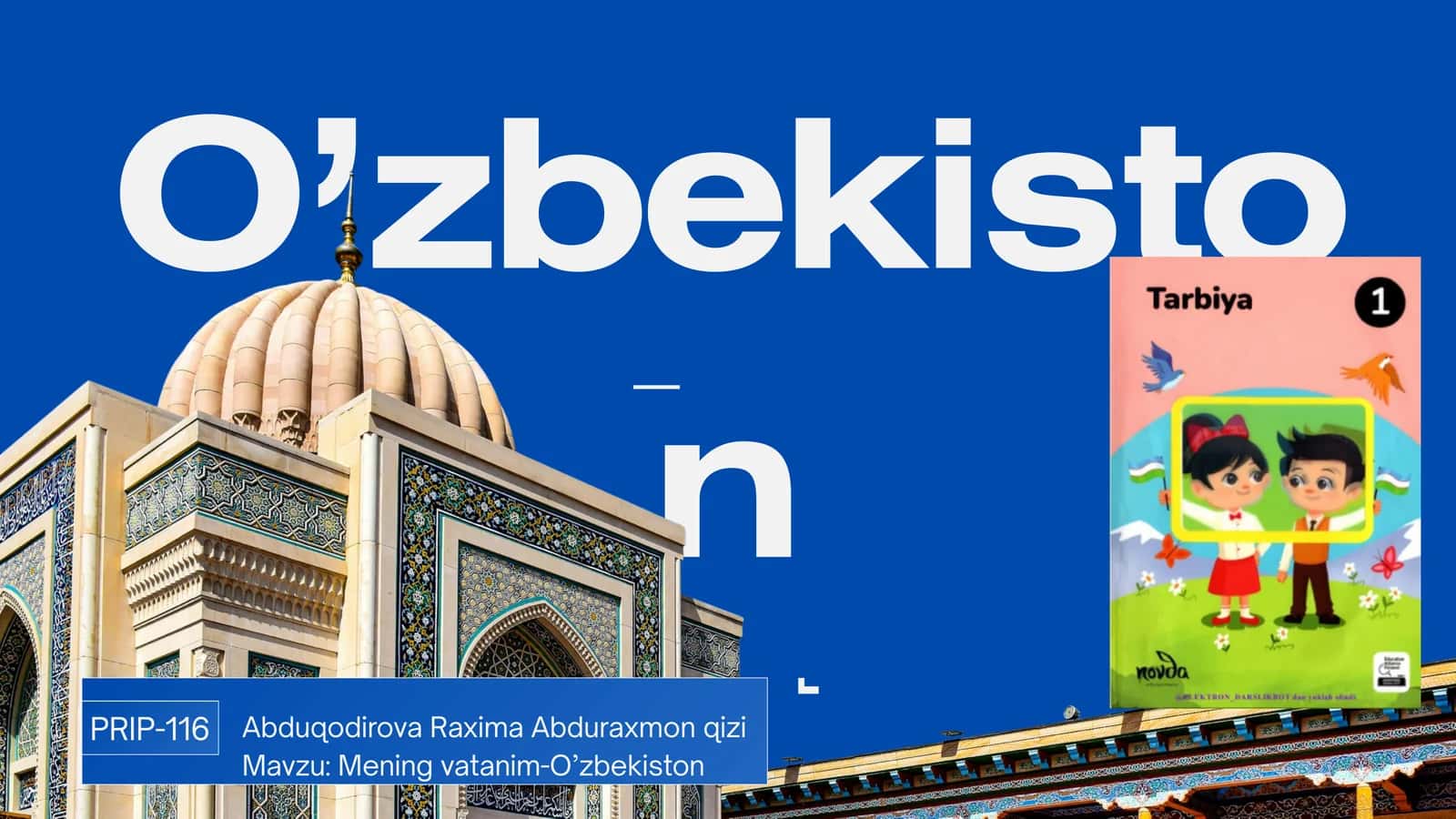 Mening vatanim-O’zbekiston