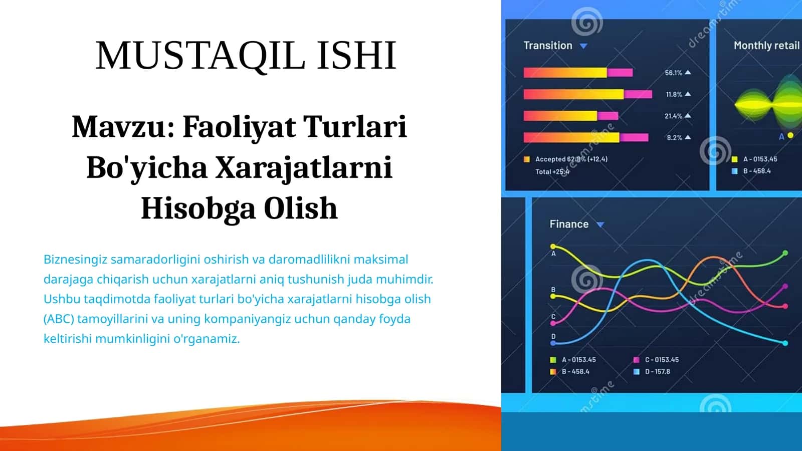Faoliyat Turlari Bo'yicha Xarajatlarni Hisobga Olish
