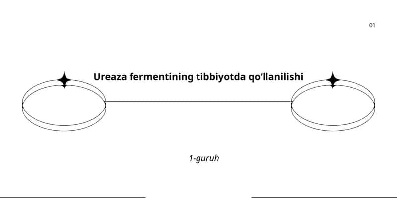 Ureaza fermentining tibbiyotda qoʻllanilishi