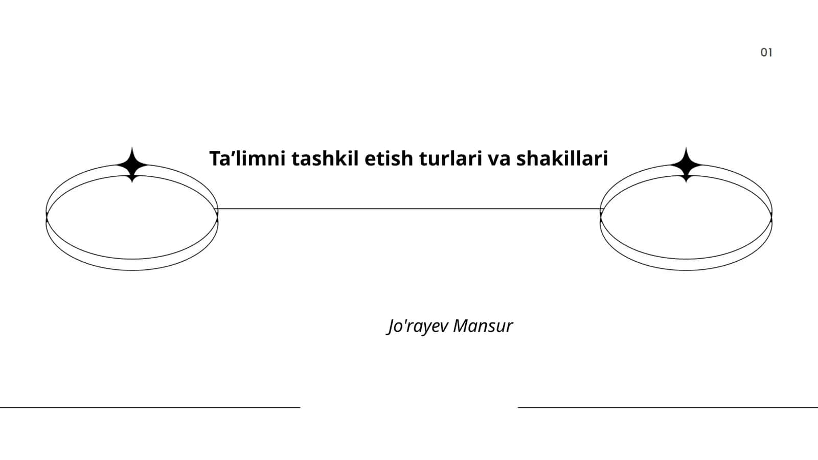 Taʼlimni tashkil etish turlari va shakillari