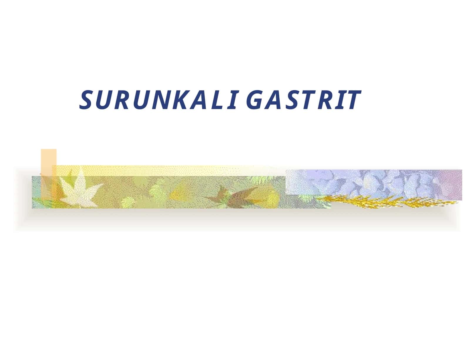 SURUNKALI GASTRIT