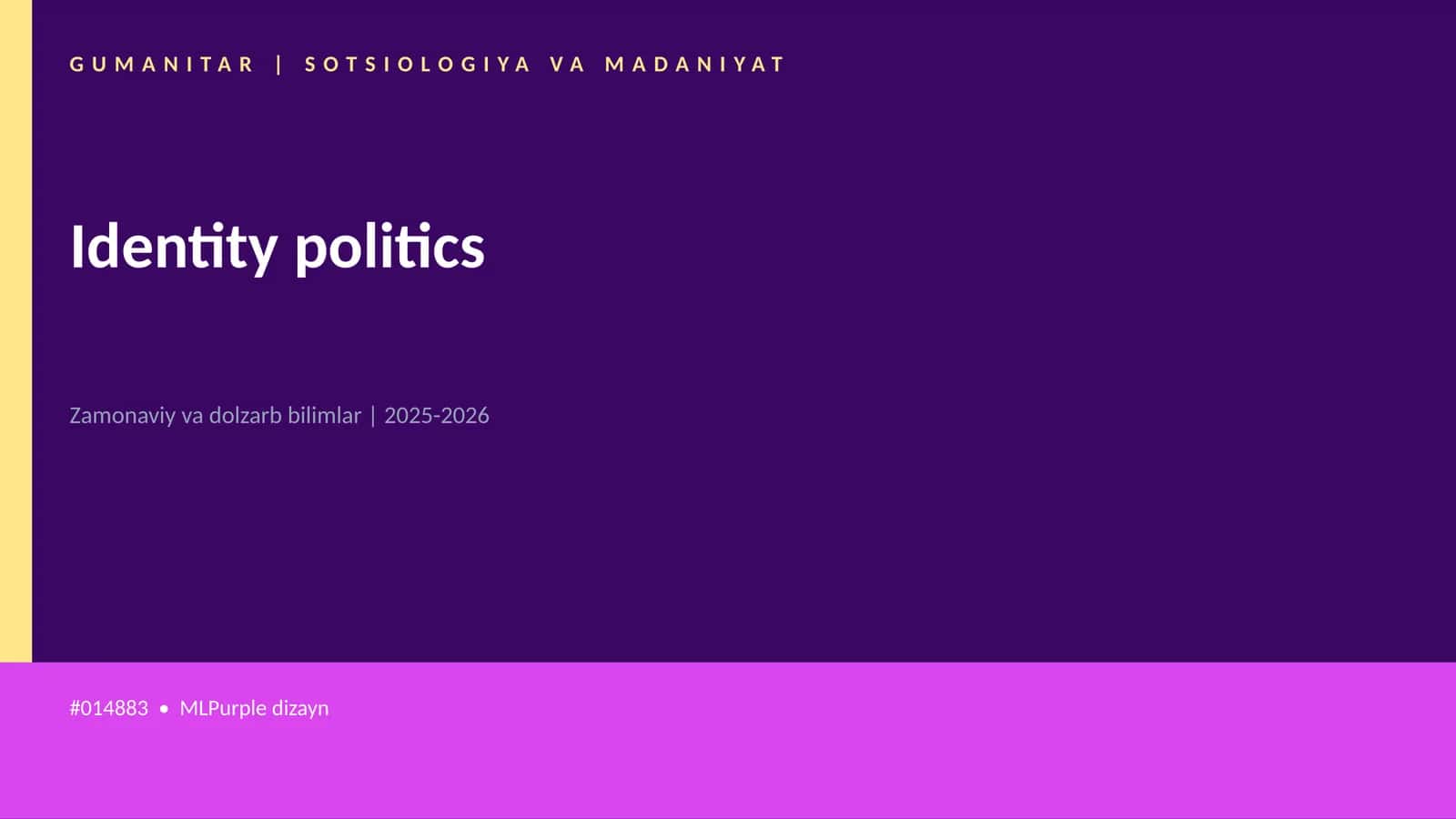 Identity politics