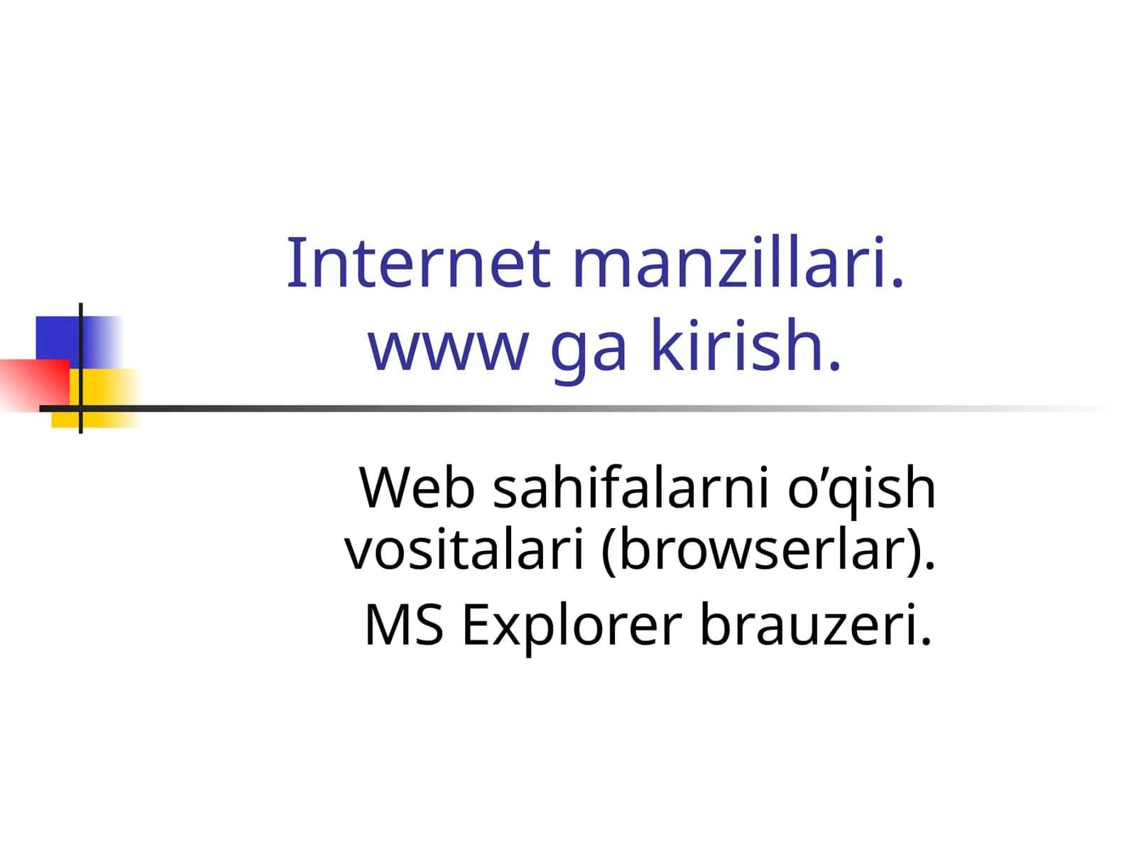 Internet arxitеkturasi