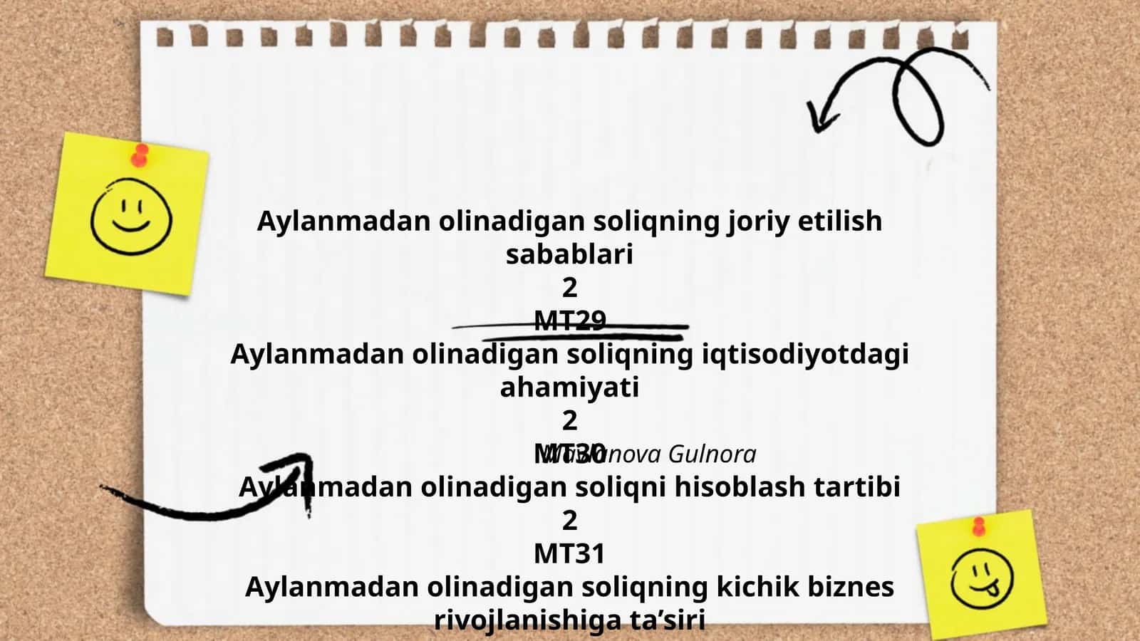 Aylanmadan olinadigan soliqning kichik biznes rivojlanishiga ta’siri