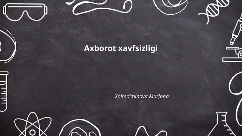 Axborot xavfsizligi