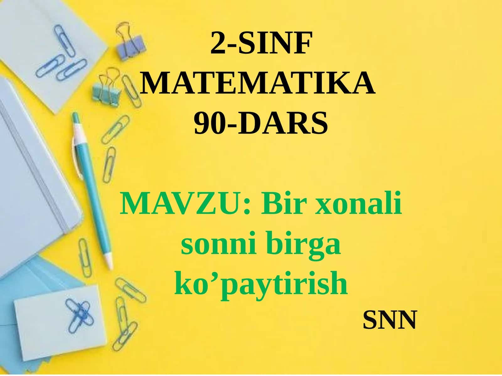 2-SINF MATEMATIKA