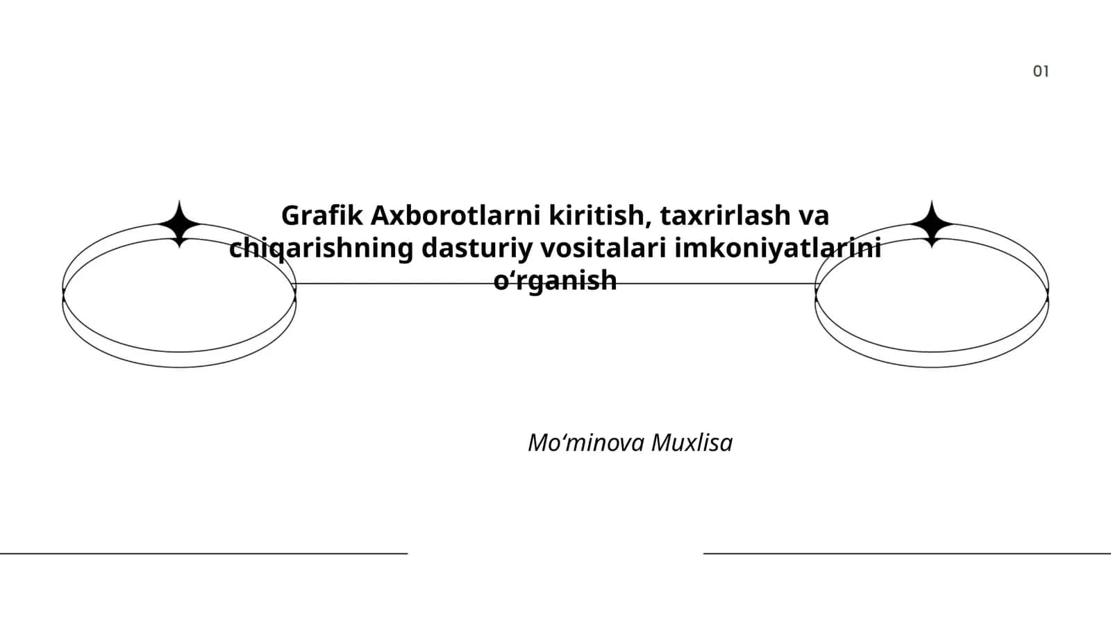Grafik Axborotlarni kiritish, taxrirlash va chiqarishning dasturiy vositalari