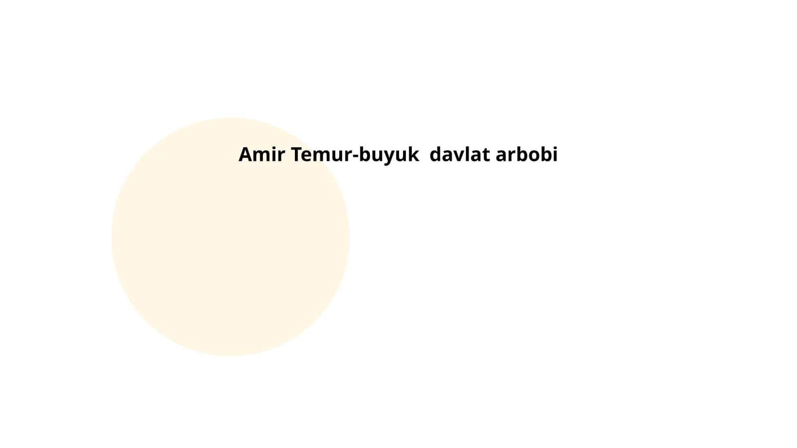 Amir Temur-buyuk davlat arbobi