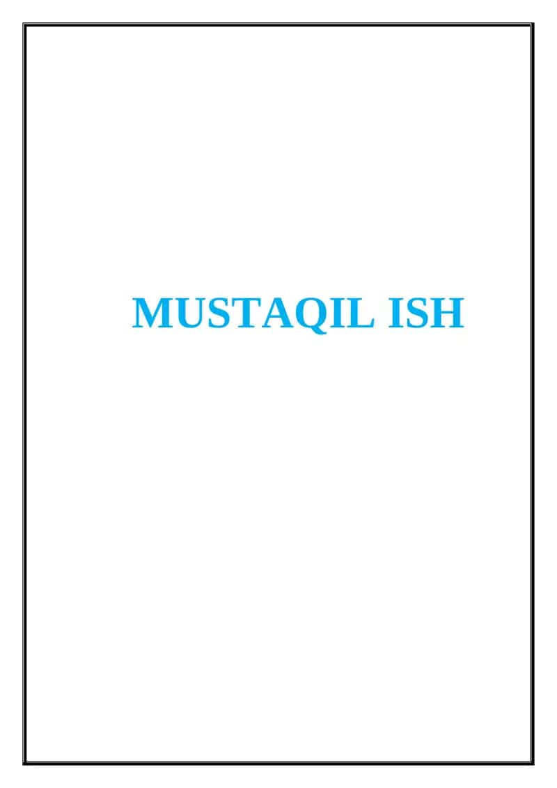 MUSTAQIL ISH YOSH O'QITUVCHI HARAKATIDAGI TIPIK XATOLAR VA ULARNI TUZATISH YO'LLARI