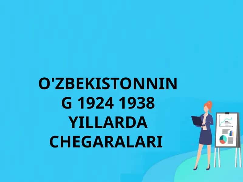 O'zbekistonning 1924 1938 yillarda chegaralari