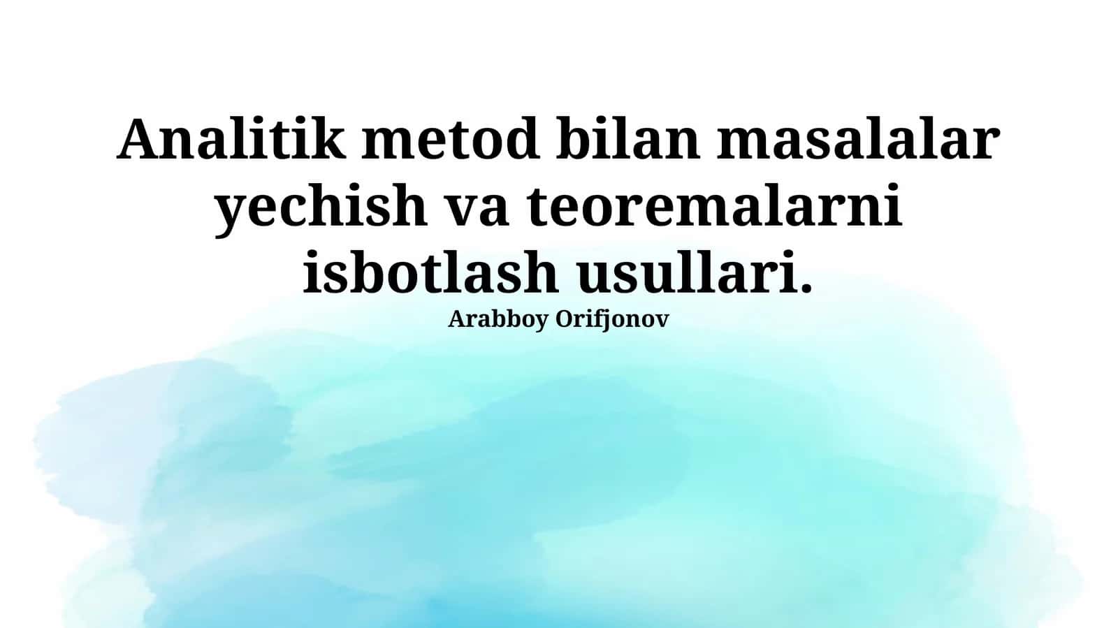 Vektor analizi