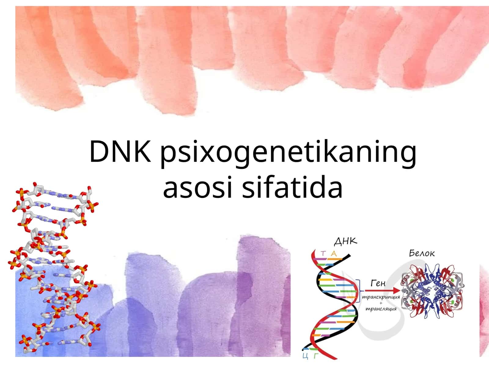 DNK psixogenetikaning asosi sifatida