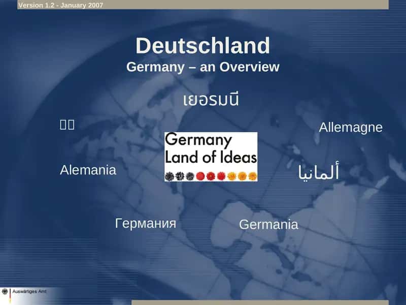 DeutschlandGermany – an Overview