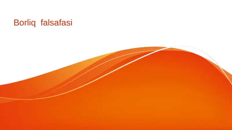 Borliq Falsafasi