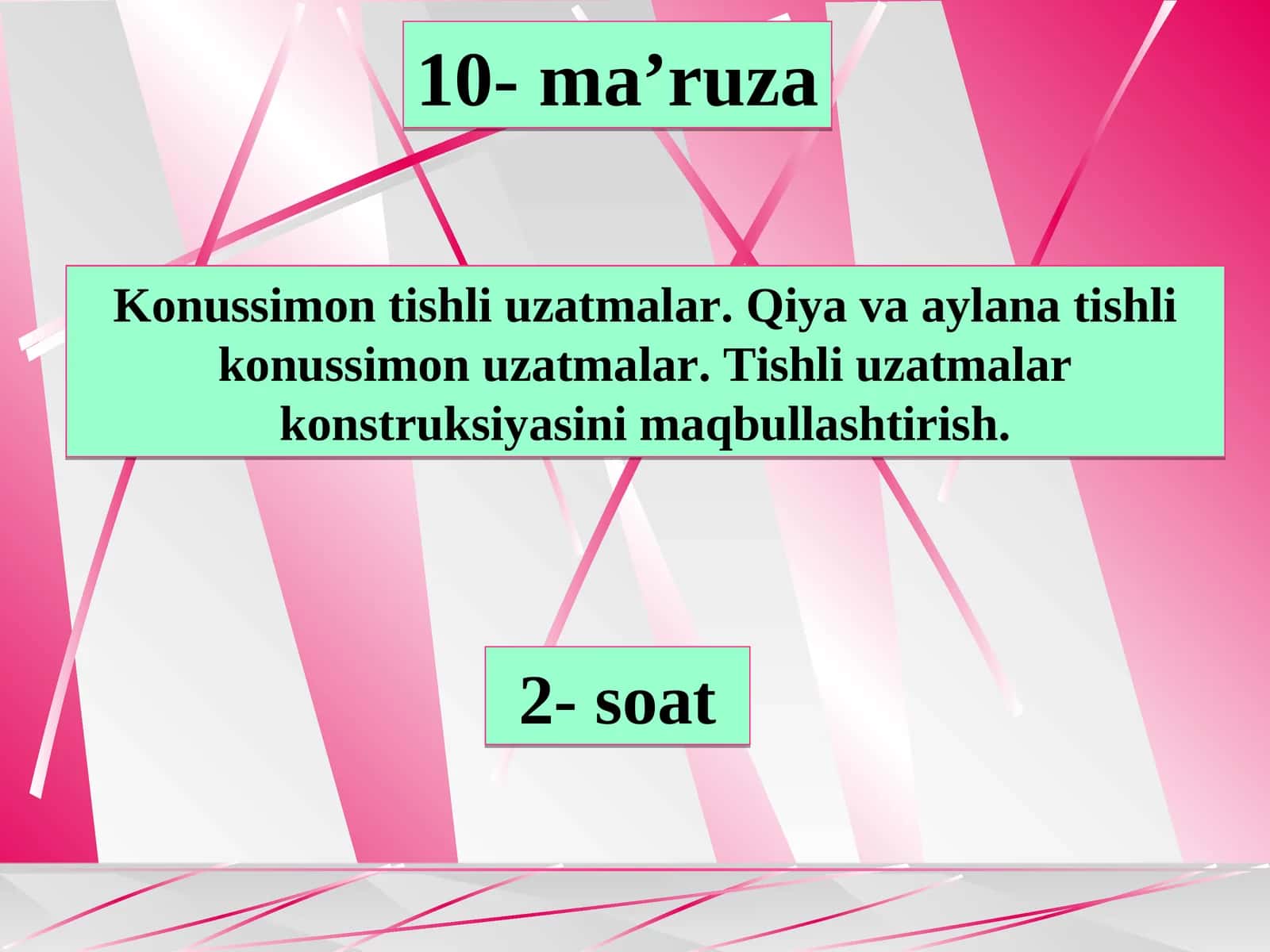Konussimon tishli uzatmalar