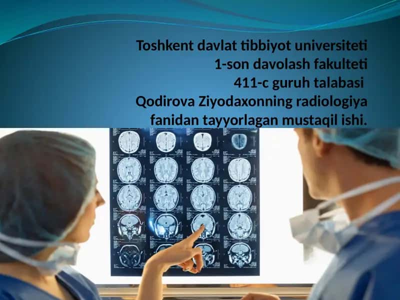 Radiologiya fanidan mustaqilishi