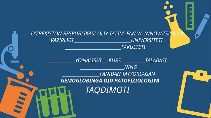 GЕMОGLОBIN HAQIDA MA'LUMOT