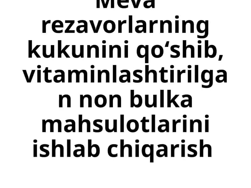 Mevarezavorlar kukuni