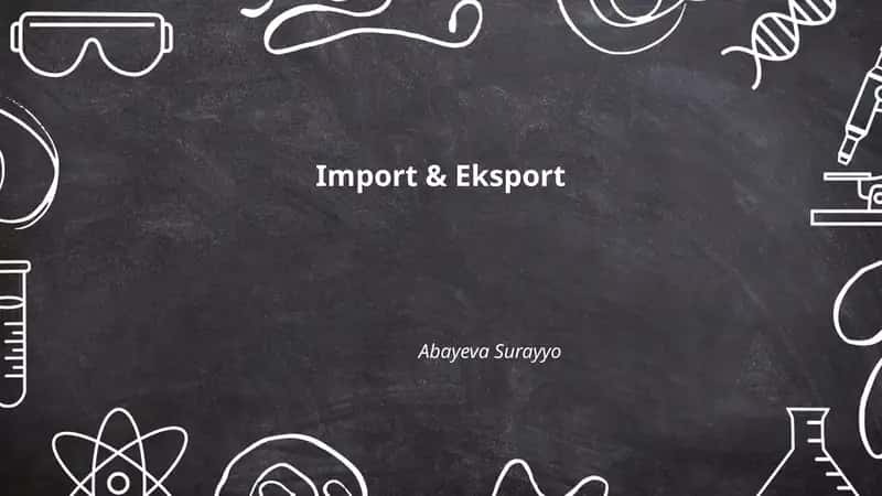 Import & Eksport