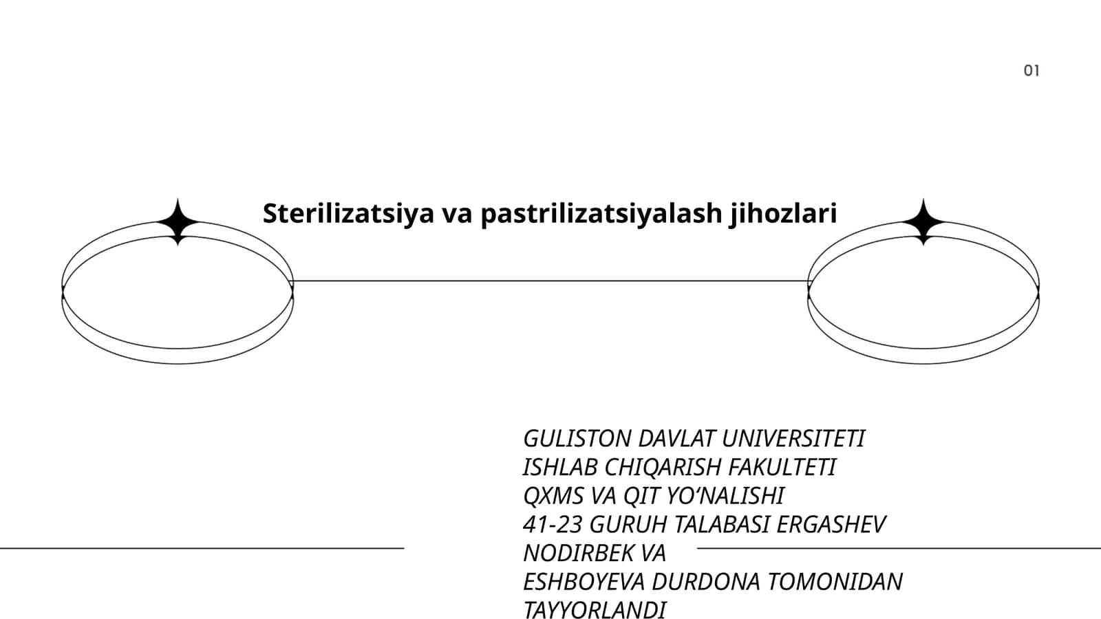 Sterilizatsiya va pastrilizatsiyalash jihozlari