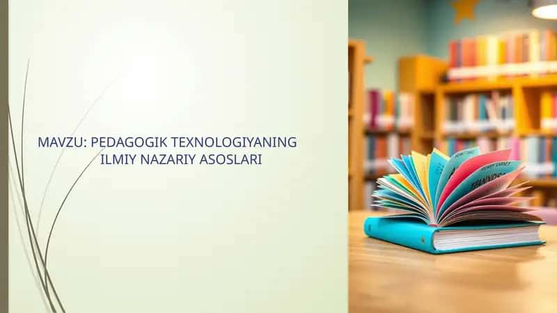Pedagogik texnologiya