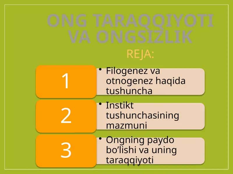 Filogeniz va ontogenez haqida