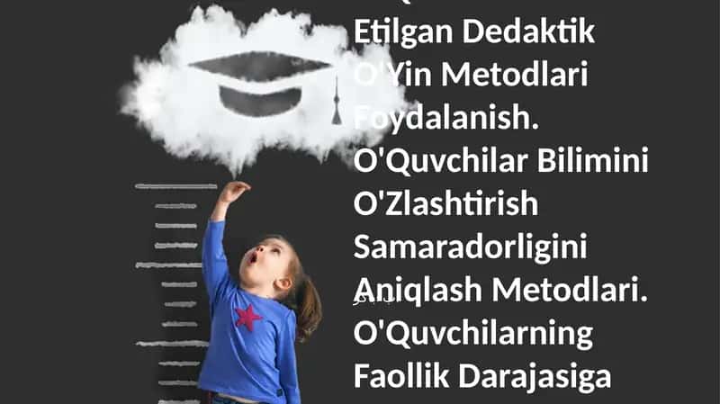 Dedaktik O'Yin Metodlari