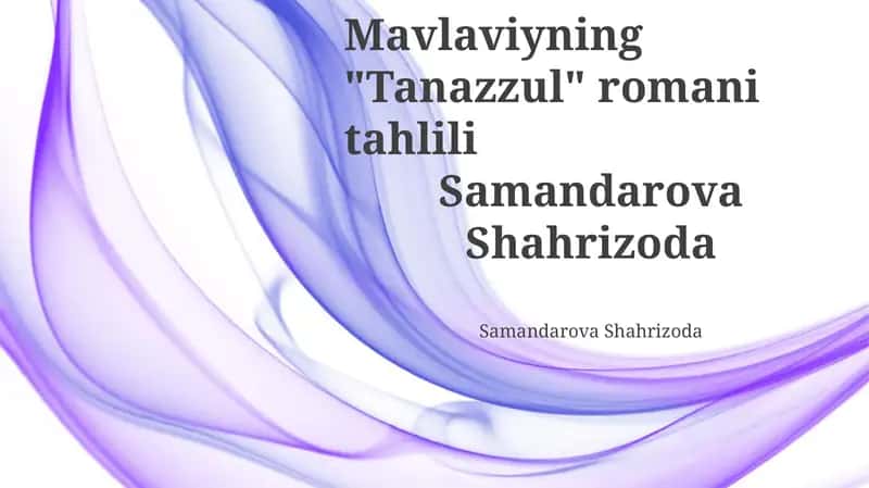 Tanazzul