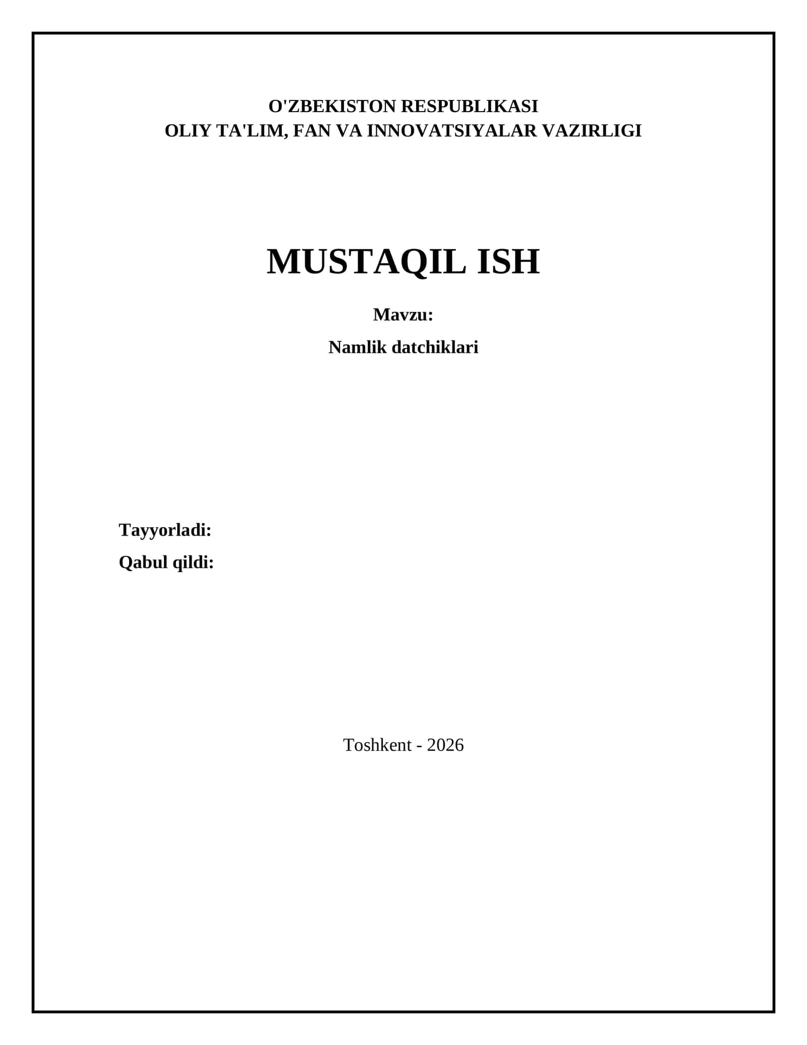 Namlik datchiklari