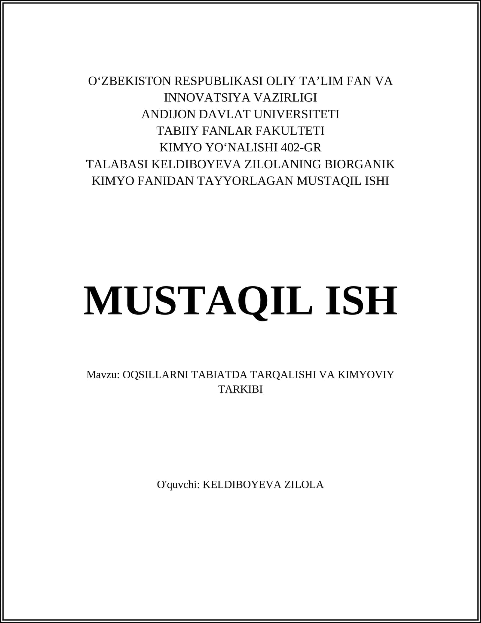 Oqsillarni tabiatda tarqalishi va kimyoviy tarkibi