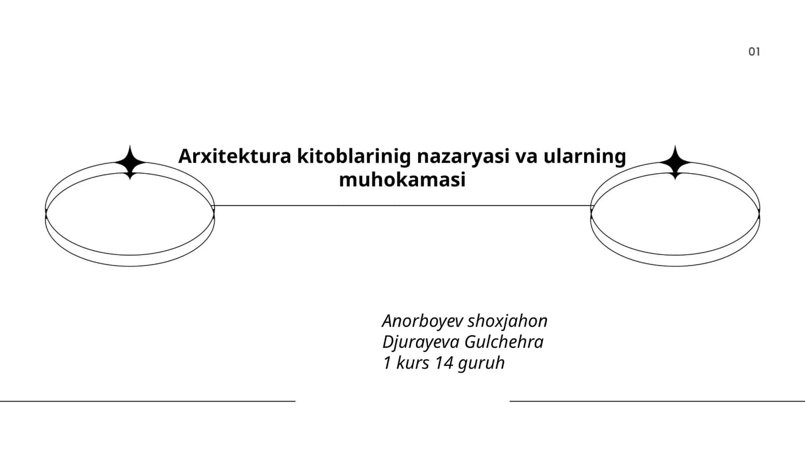 Arxitektura kitoblarinig nazaryasi va ularning muhokamasi