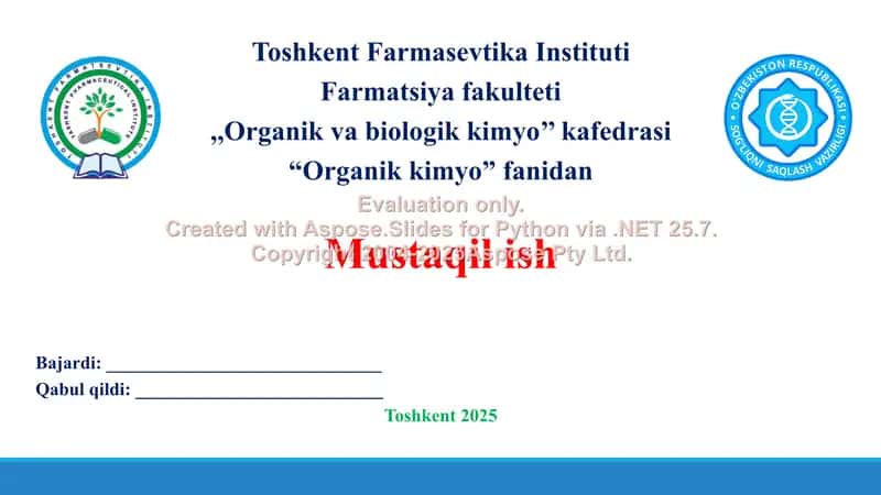 2. Gall kislota - olinishi, kimyoviy xossalari, biologik ahamiyati. Taqdimot 12 bet