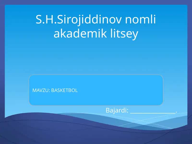 Basketbol