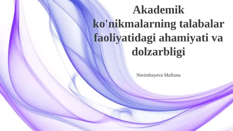 Axborot texnologiyalaridan foydalanish