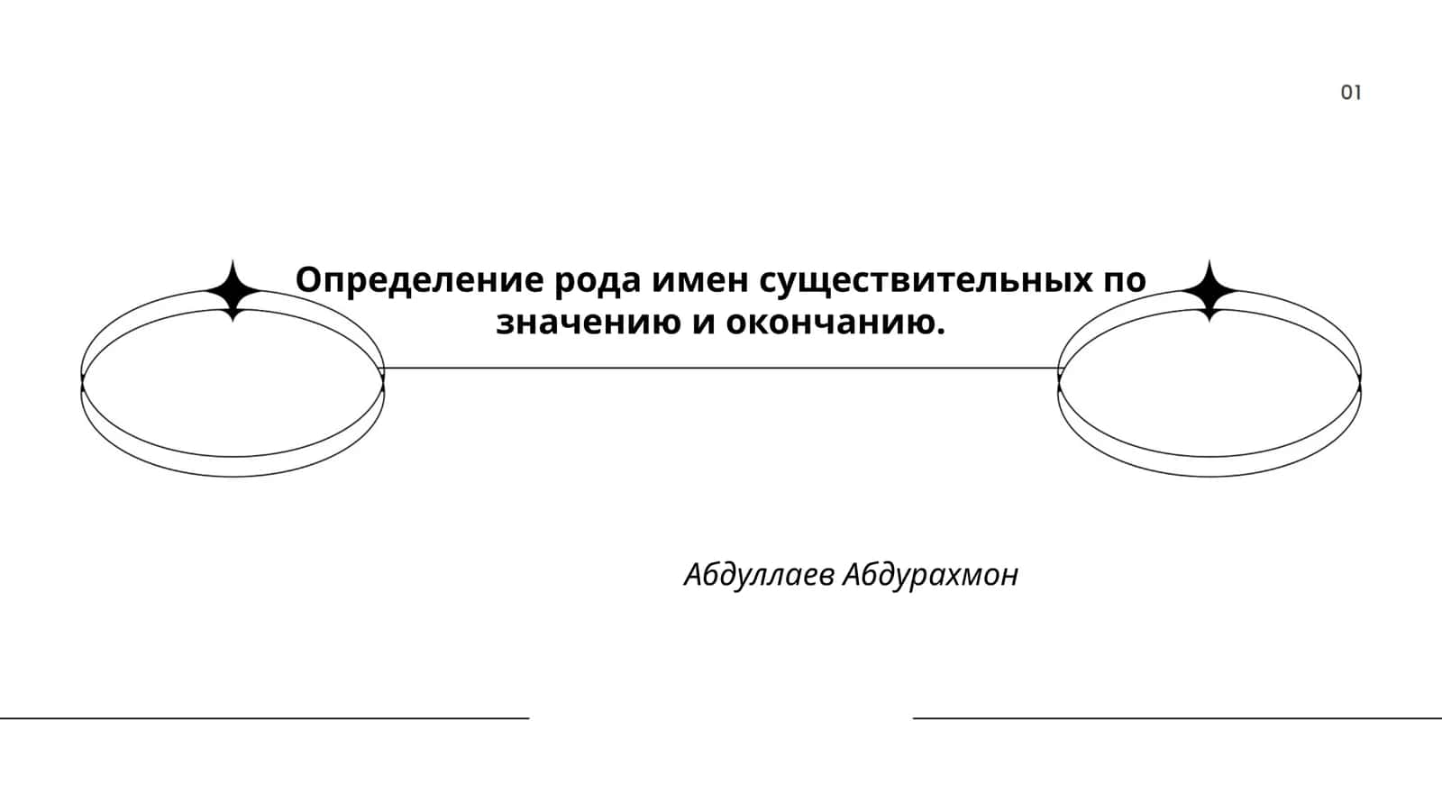 Определение рода имен существительных