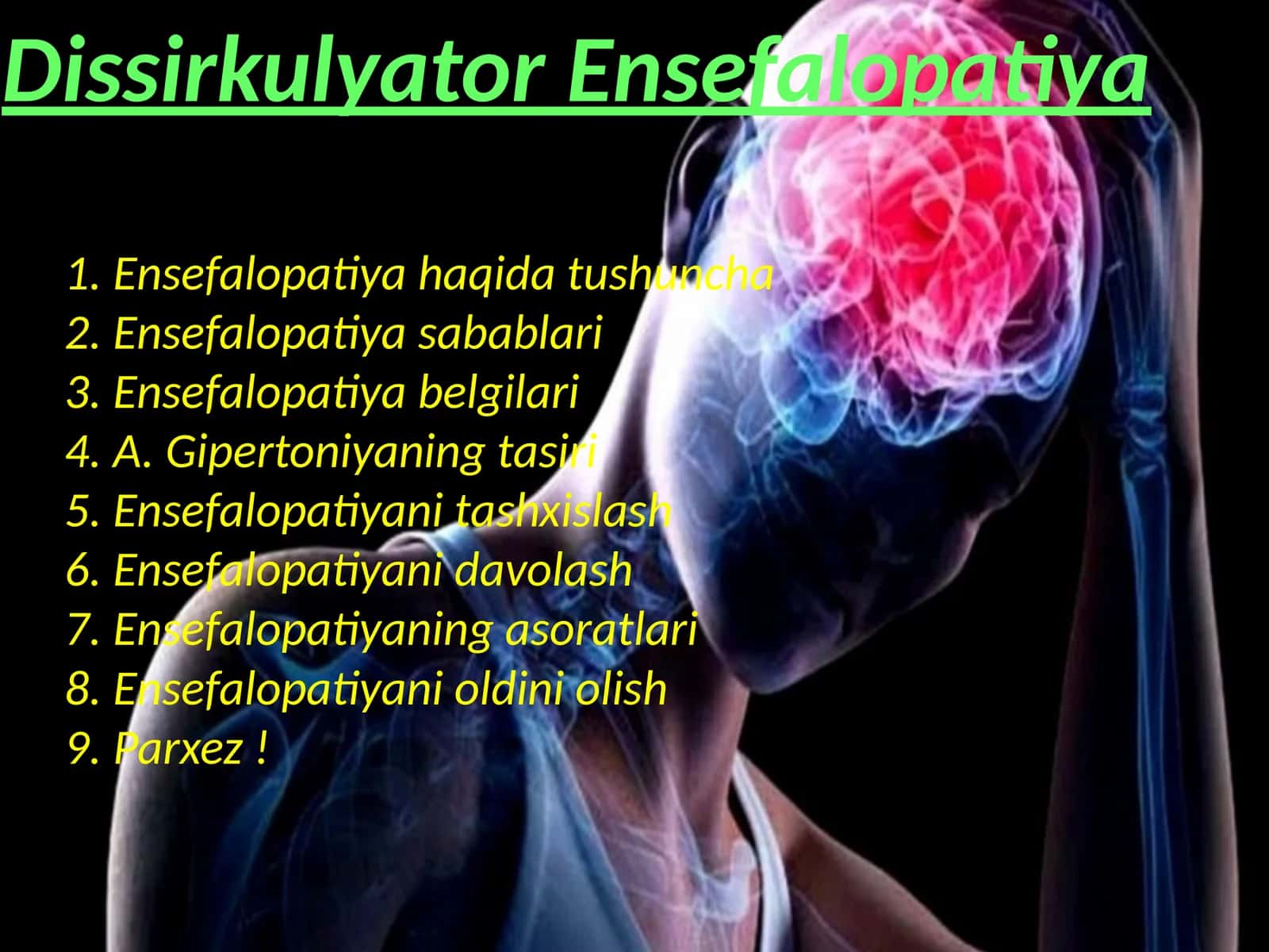 Disirkulyator ensefalopatiya