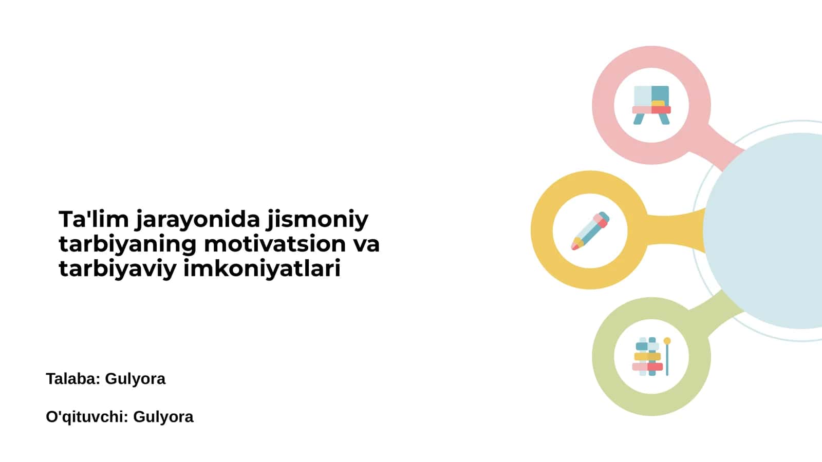 Jismoniy tarbiya motivatsiya va imkoniyatlari