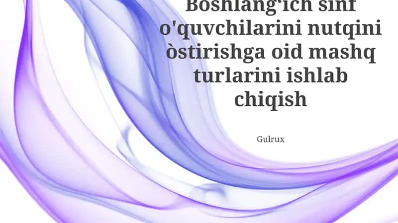 Nutq Mashqlari
