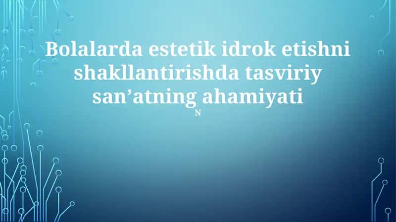 Tasviriy san'at ta'limi
