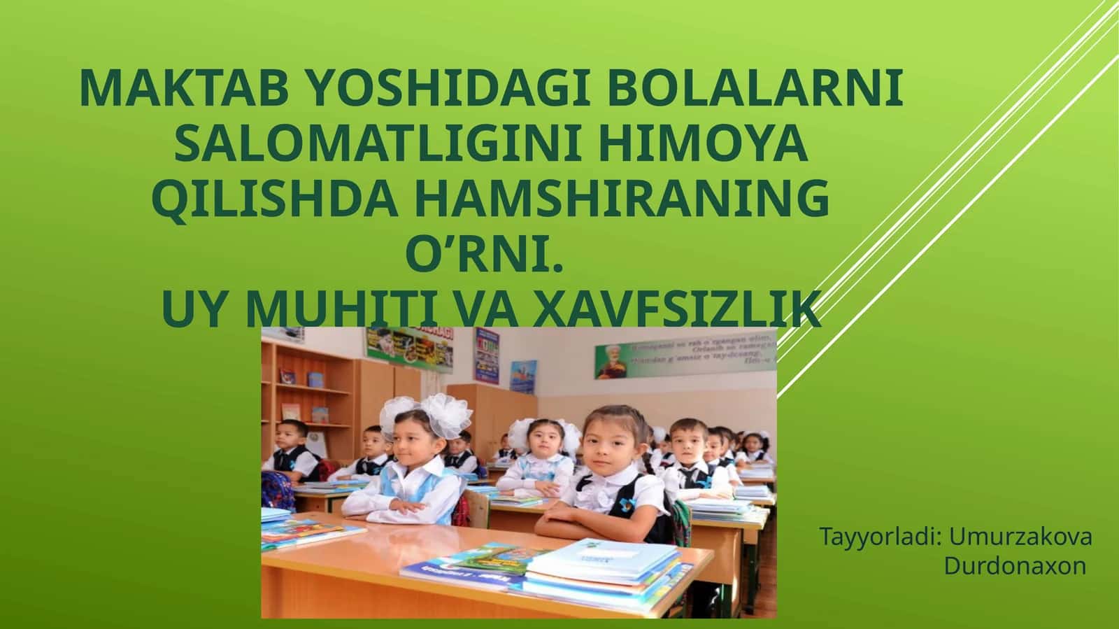 Bolalarni salomatligini himoya qilish