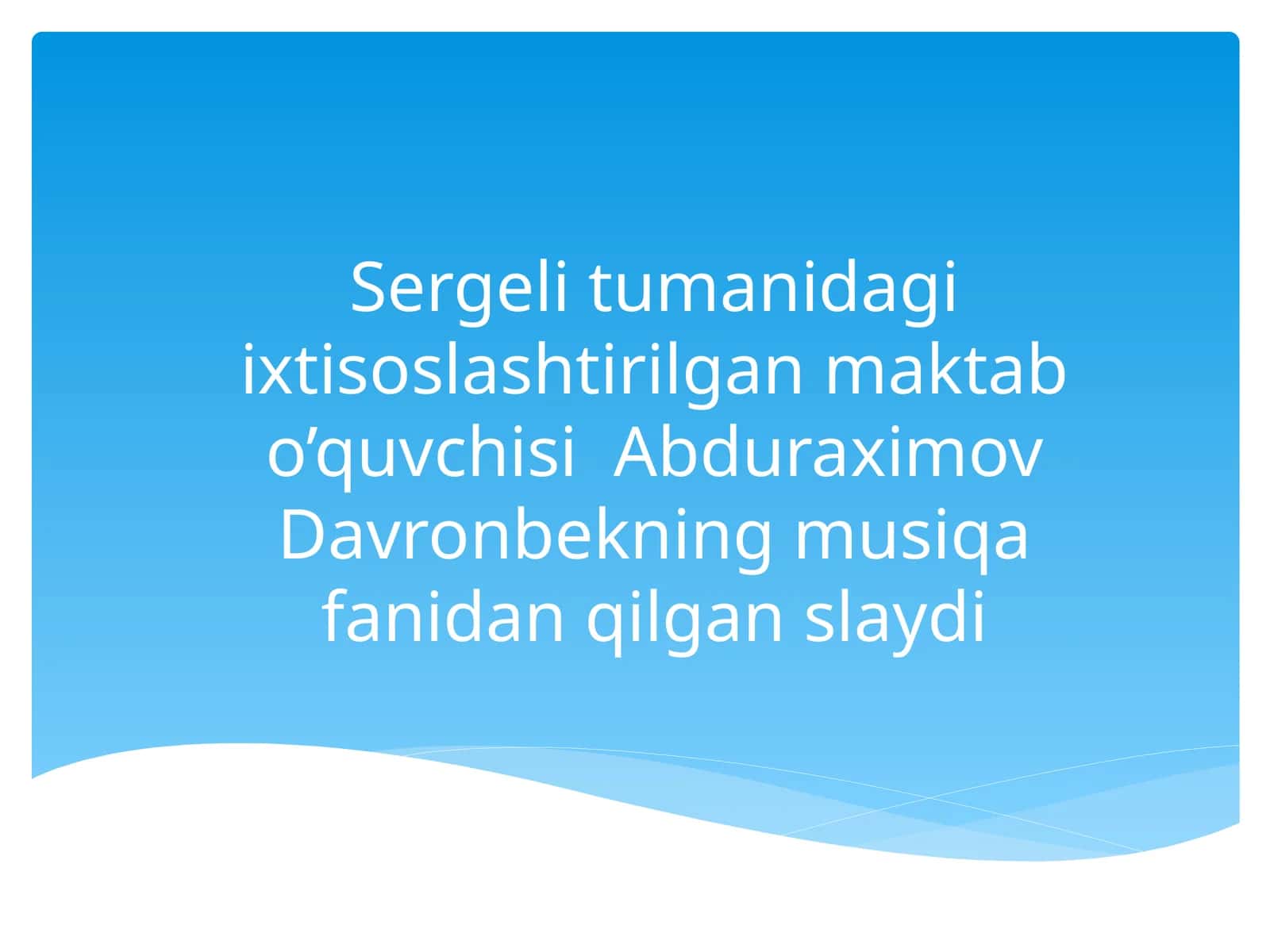 Buxoro–Samarqand musiqa uslubi