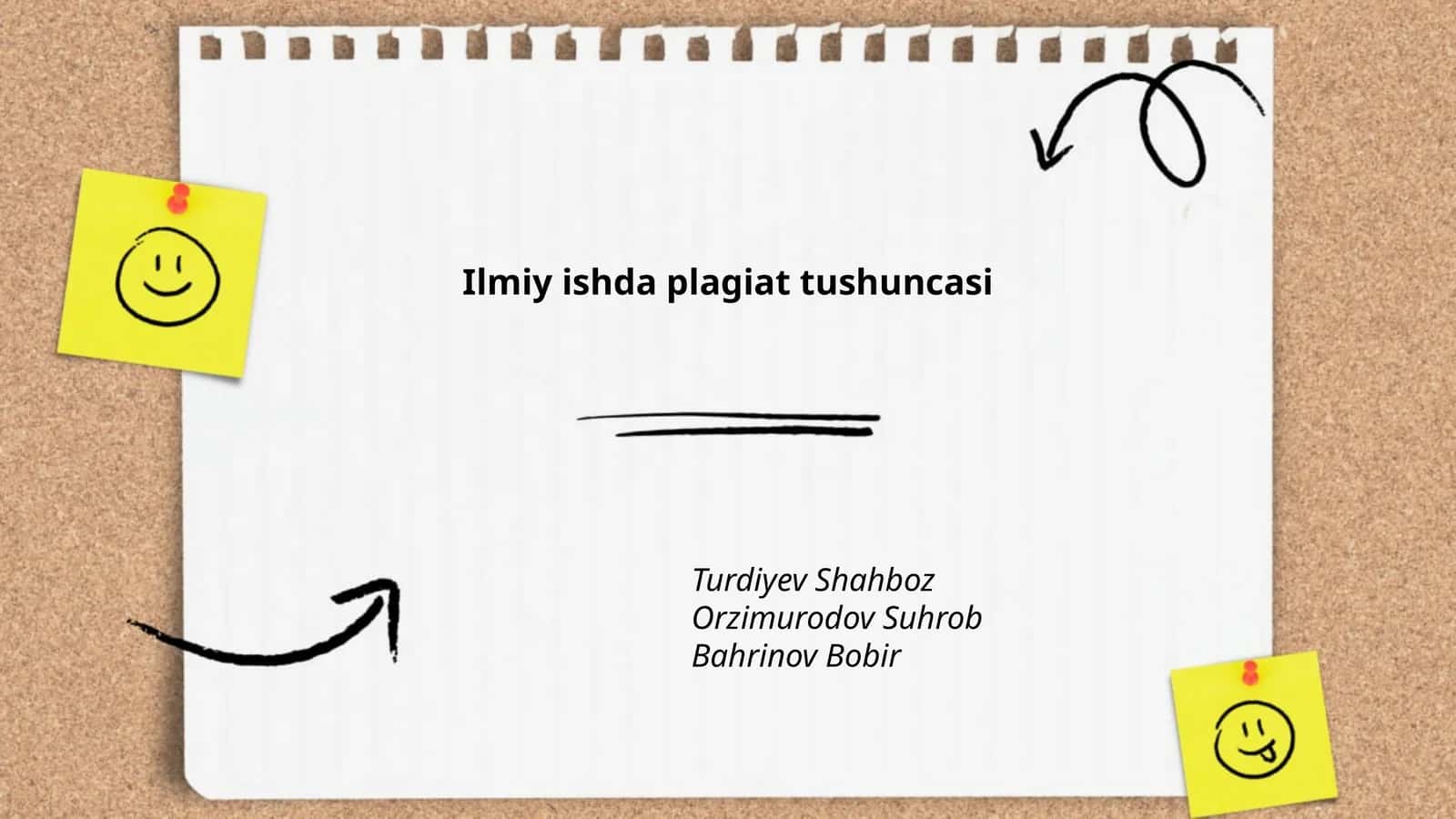 Ilmiy ishda plagiat tushuncasi