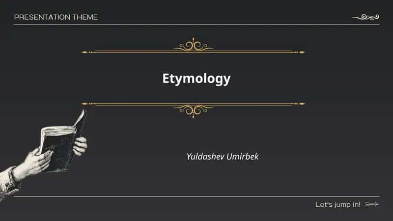 Etymology