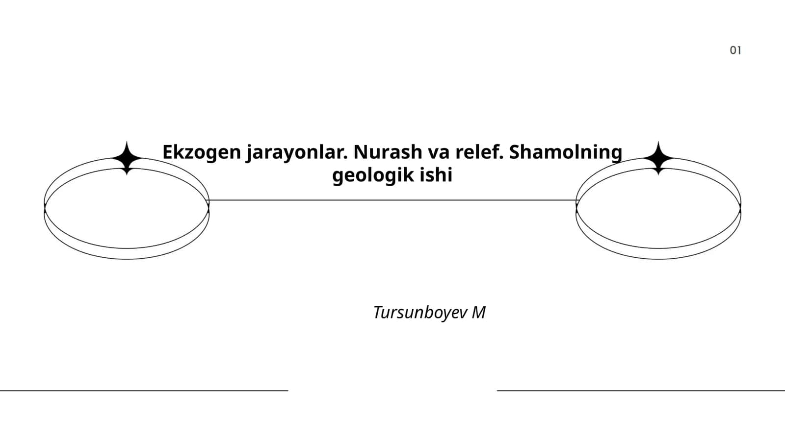 Ekzogen jarayonlar. Nurash va relef. Shamolning geologik ishi