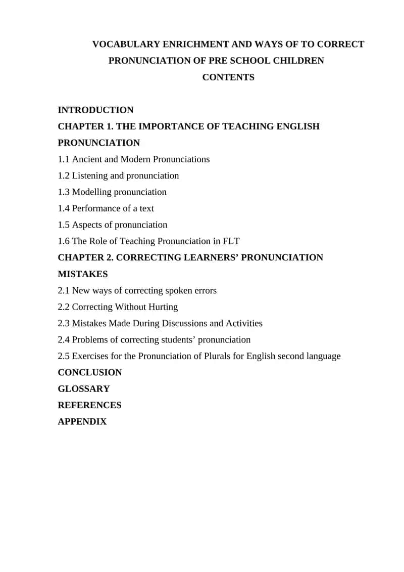Ways of Correcting Pronunciation