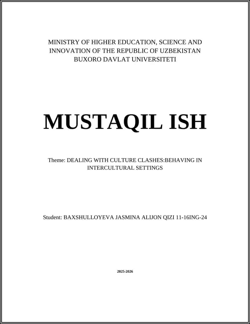 MUSTAQIL ISH