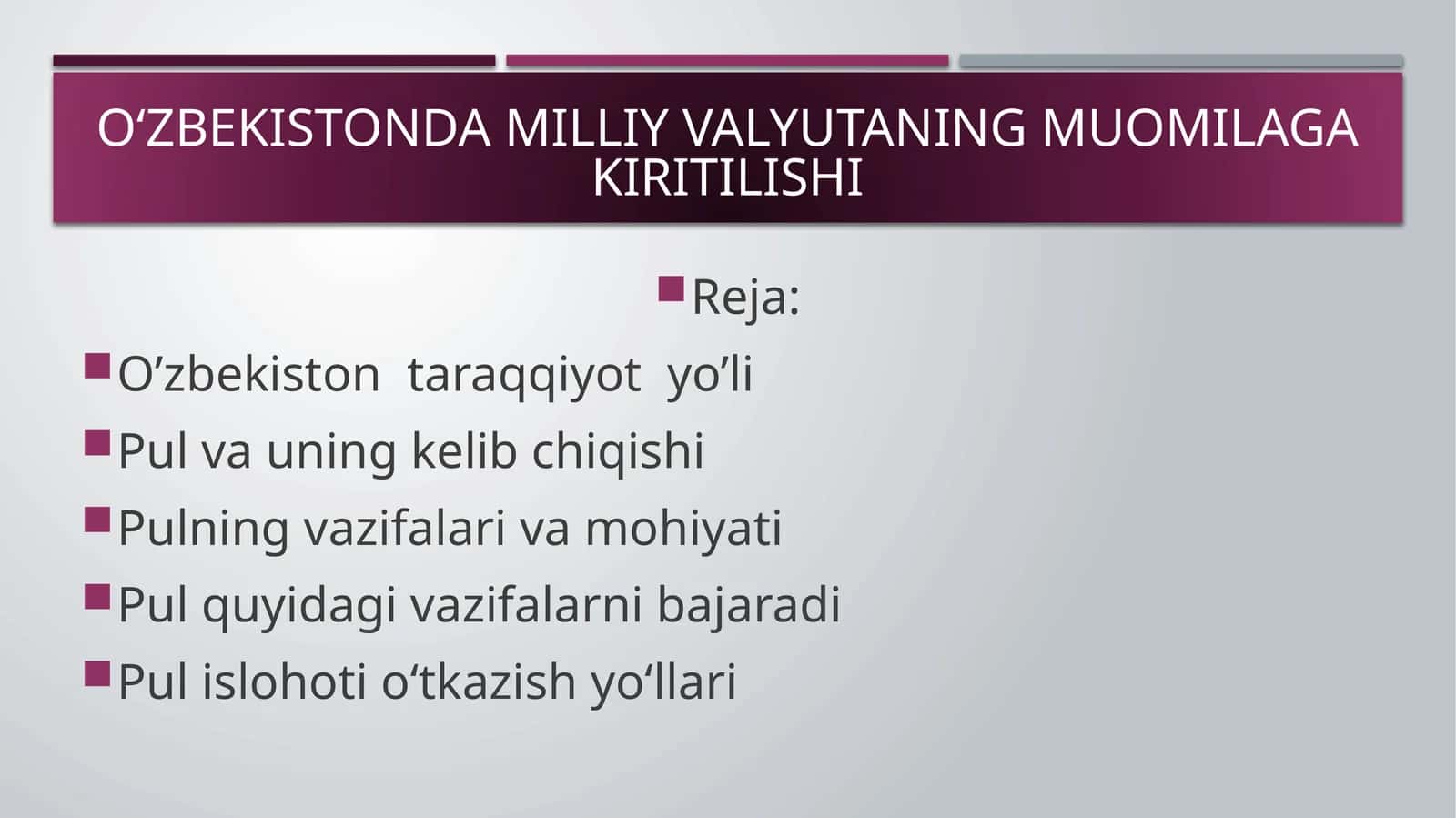 O'zbekiston Taraqqiyot Yo'li