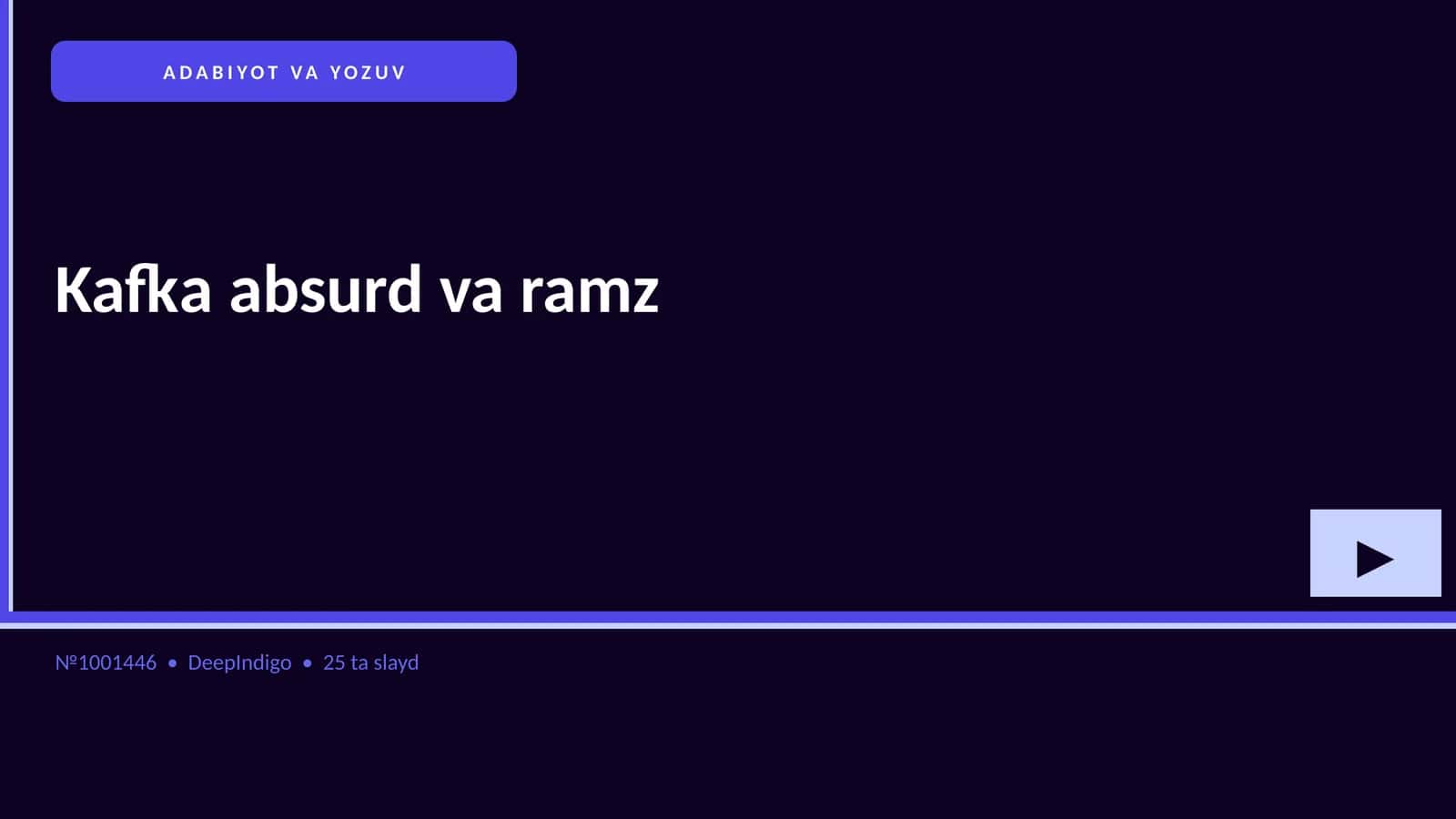 Kafka absurd va ramz