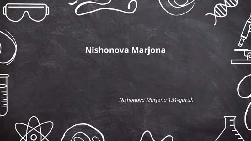 Nishonova Marjona